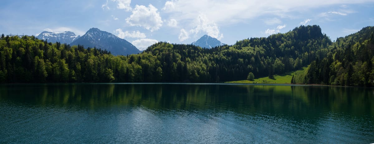 Berglandschaft im Pfaffenwinkel
